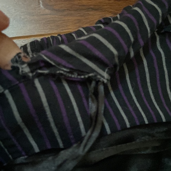 Joe Boxer pin stripe wide leg Pajama bottom in size L - Picture 3 of 12